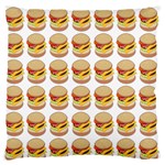 Hamburger Pattern Standard Flano Cushion Case (Two Sides) Front