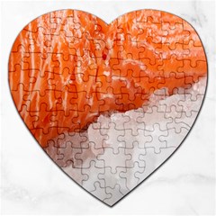 Abstract Angel Bass Beach Chef Jigsaw Puzzle (heart) by Simbadda