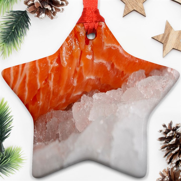 Abstract Angel Bass Beach Chef Star Ornament (Two Sides)