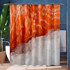 Abstract Angel Bass Beach Chef Shower Curtain 60  X 72  (medium)  by Simbadda