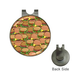 Burger Double Border Hat Clips With Golf Markers by Simbadda