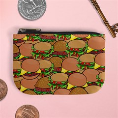 Burger Double Border Mini Coin Purses by Simbadda