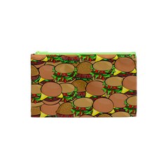 Burger Double Border Cosmetic Bag (xs) by Simbadda