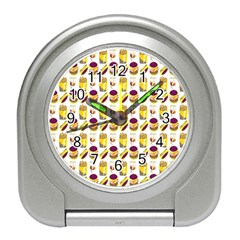 Hamburger And Fries Travel Alarm Clocks by Simbadda