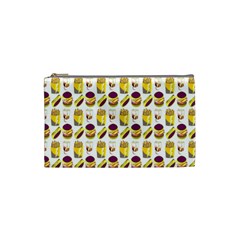 Hamburger And Fries Cosmetic Bag (small)  by Simbadda