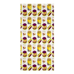 Hamburger And Fries Shower Curtain 36  X 72  (stall)  by Simbadda