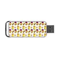 Hamburger And Fries Portable Usb Flash (one Side) by Simbadda