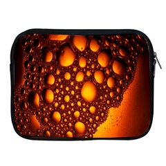 Bubbles Abstract Art Gold Golden Apple Ipad 2/3/4 Zipper Cases by Simbadda