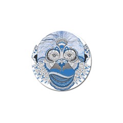 Pattern Monkey New Year S Eve Golf Ball Marker (4 Pack) by Simbadda