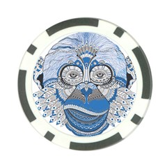 Pattern Monkey New Year S Eve Poker Chip Card Guard by Simbadda