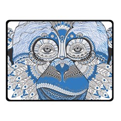 Pattern Monkey New Year S Eve Fleece Blanket (small) by Simbadda