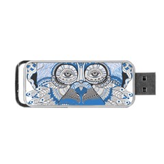 Pattern Monkey New Year S Eve Portable Usb Flash (one Side) by Simbadda