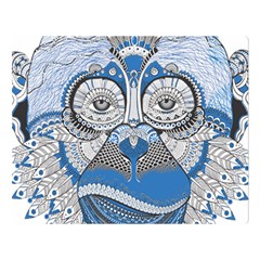 Pattern Monkey New Year S Eve Double Sided Flano Blanket (large)  by Simbadda