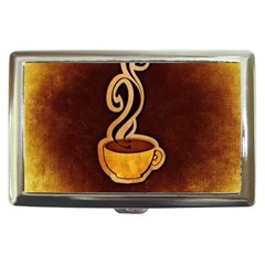 Coffee Drink Abstract Cigarette Money Cases by Simbadda