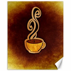 Coffee Drink Abstract Canvas 16  X 20   by Simbadda