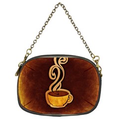 Coffee Drink Abstract Chain Purses (two Sides)  by Simbadda