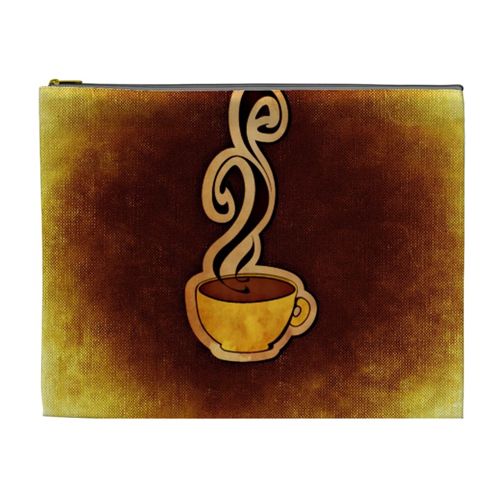 Coffee Drink Abstract Cosmetic Bag (XL)