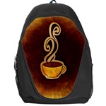 Coffee Drink Abstract Backpack Bag Front