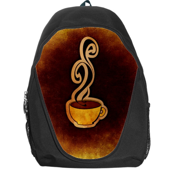 Coffee Drink Abstract Backpack Bag