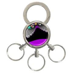 Fractal Background For Scrapbooking Or Other 3-ring Key Chains by Simbadda