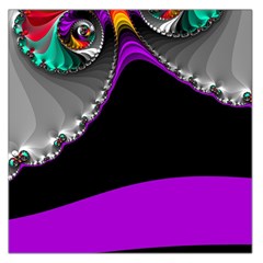 Fractal Background For Scrapbooking Or Other Large Satin Scarf (square)