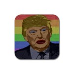 Donald Trump Rubber Coaster (Square)  Front