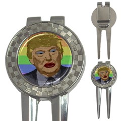 Donald Trump 3-in-1 Golf Divots by Valentinaart