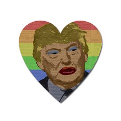 Donald Trump Heart Magnet by Valentinaart