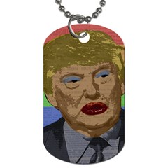 Donald Trump Dog Tag (two Sides) by Valentinaart