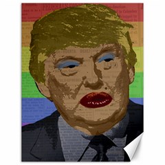 Donald Trump Canvas 12  X 16   by Valentinaart