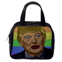 Donald Trump Classic Handbags (one Side) by Valentinaart