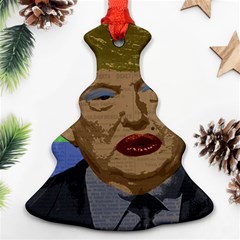 Donald Trump Ornament (christmas Tree)  by Valentinaart