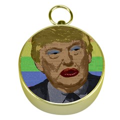 Donald Trump Gold Compasses by Valentinaart