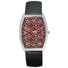 Folklore Barrel Style Metal Watch by Valentinaart