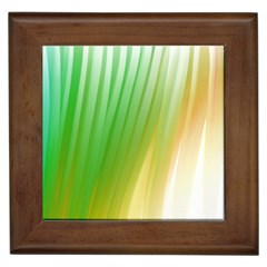 Folded Digitally Painted Abstract Paint Background Texture Framed Tiles by Simbadda