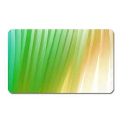 Folded Digitally Painted Abstract Paint Background Texture Magnet (rectangular) by Simbadda