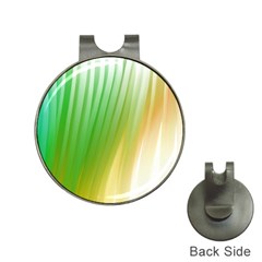 Folded Digitally Painted Abstract Paint Background Texture Hat Clips With Golf Markers by Simbadda