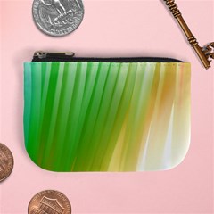 Folded Digitally Painted Abstract Paint Background Texture Mini Coin Purses by Simbadda