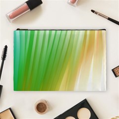 Folded Digitally Painted Abstract Paint Background Texture Cosmetic Bag (large)  by Simbadda