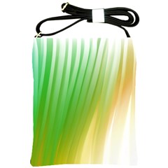 Folded Digitally Painted Abstract Paint Background Texture Shoulder Sling Bags by Simbadda