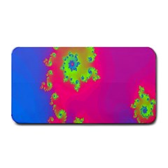 Digital Fractal Spiral Medium Bar Mats by Simbadda