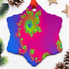 Digital Fractal Spiral Ornament (snowflake)