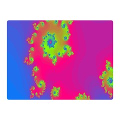 Digital Fractal Spiral Double Sided Flano Blanket (mini) 