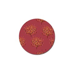 Beautiful Tree Background Pattern Golf Ball Marker by Simbadda