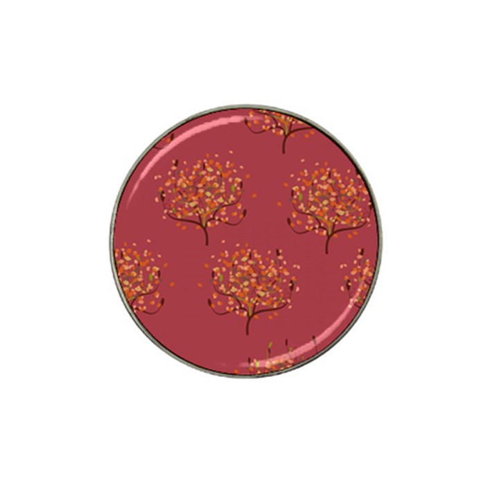 Beautiful Tree Background Pattern Hat Clip Ball Marker (10 pack)