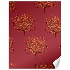 Beautiful Tree Background Pattern Canvas 12  X 16   by Simbadda