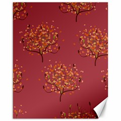 Beautiful Tree Background Pattern Canvas 16  X 20   by Simbadda