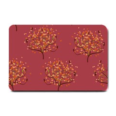 Beautiful Tree Background Pattern Small Doormat  by Simbadda