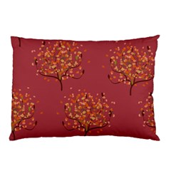 Beautiful Tree Background Pattern Pillow Case by Simbadda