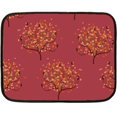 Beautiful Tree Background Pattern Fleece Blanket (mini) by Simbadda